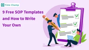 9 Free SOP Templates and How to Write Your Own