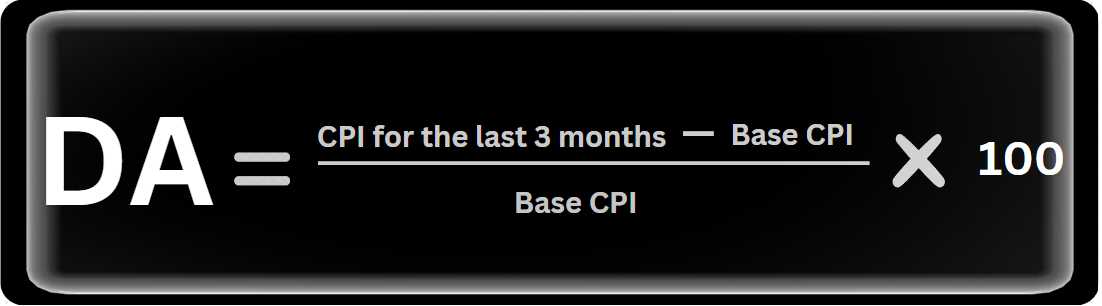Dearness Allowance Formula