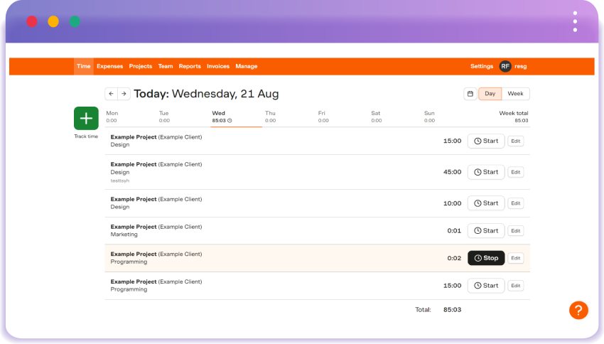 Harvest Dashboard